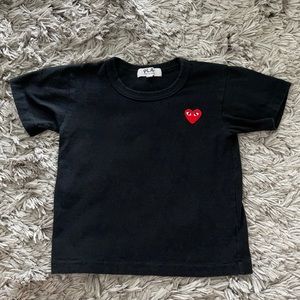 Authentic COMME des GARÇONS  Toddler Tshirt  4T